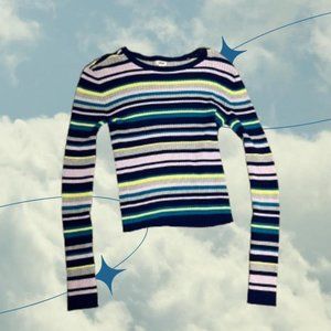 Size Small Striped Garage Longsleeve